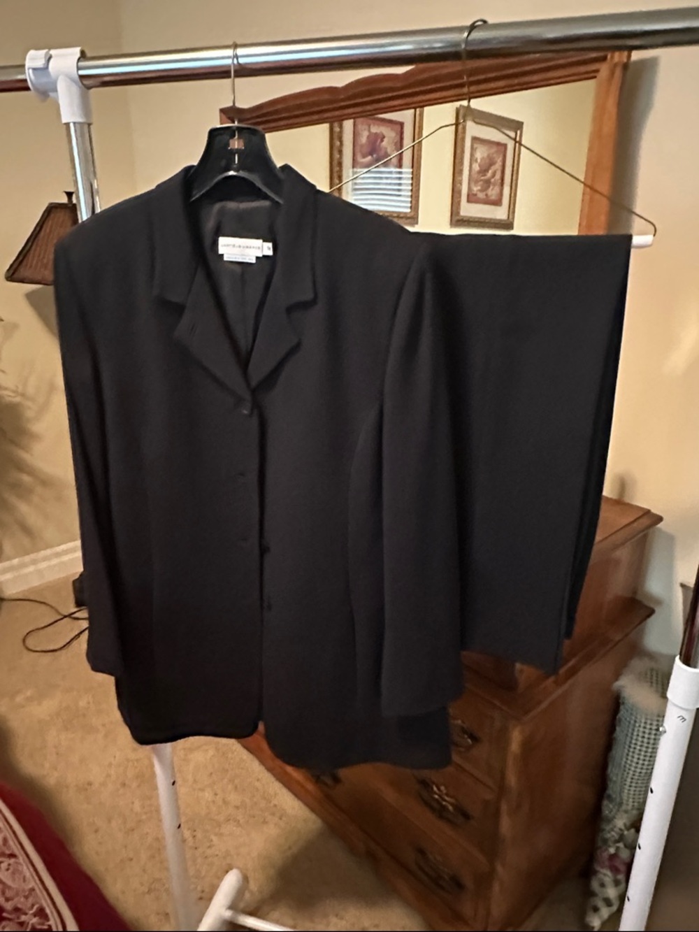 Women's Black Tailored Blazer Jacket by Elizabeth Arden